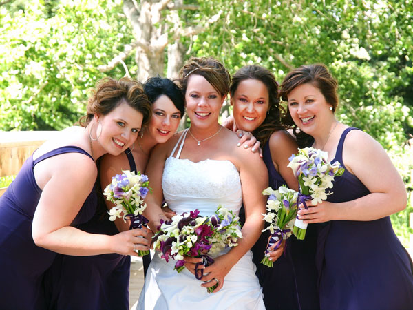 Diamonds and bridesmaids... a girl's best friends! Beautiful bridesmaids